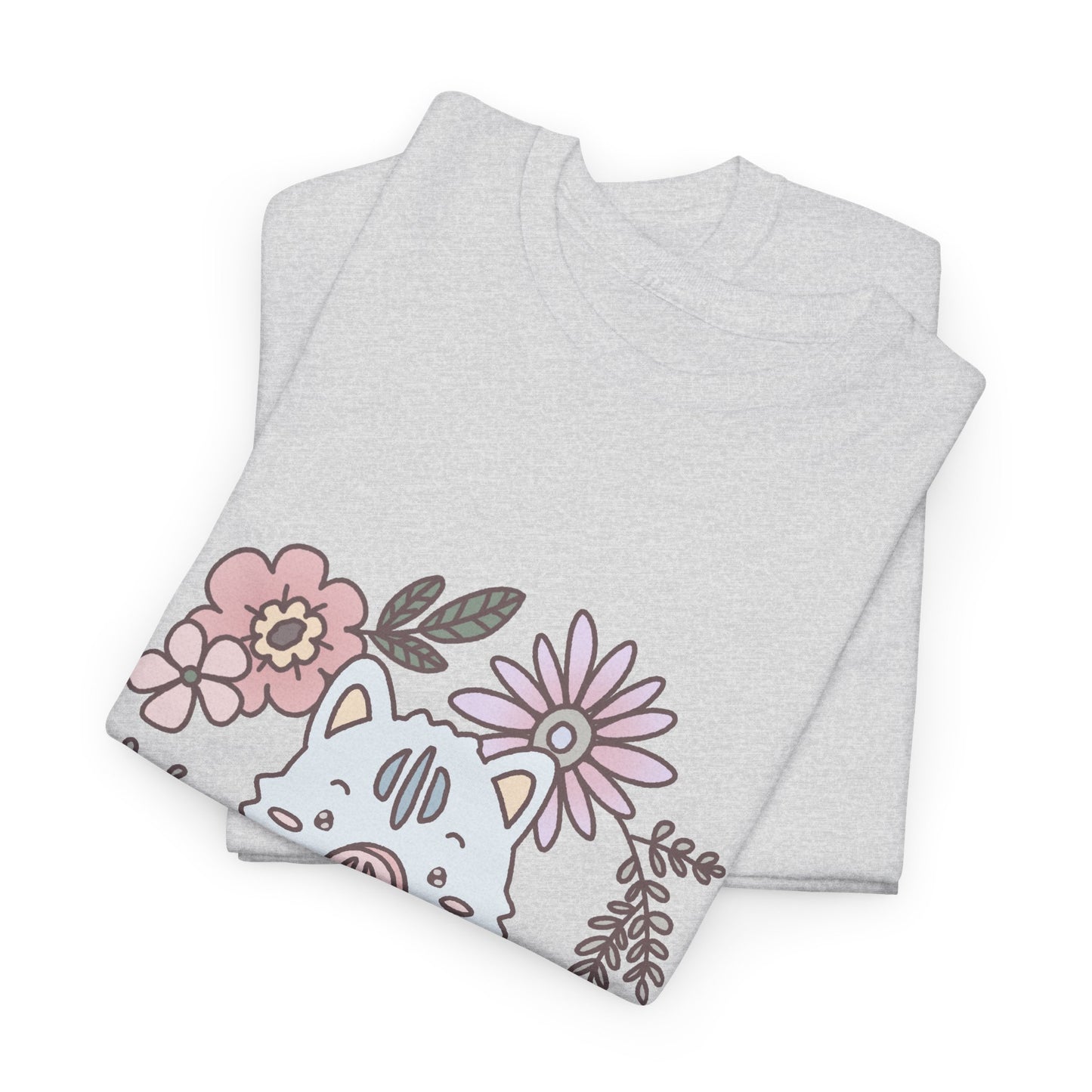 Inocchi's flower unisex shirt from organic cotton (US market)