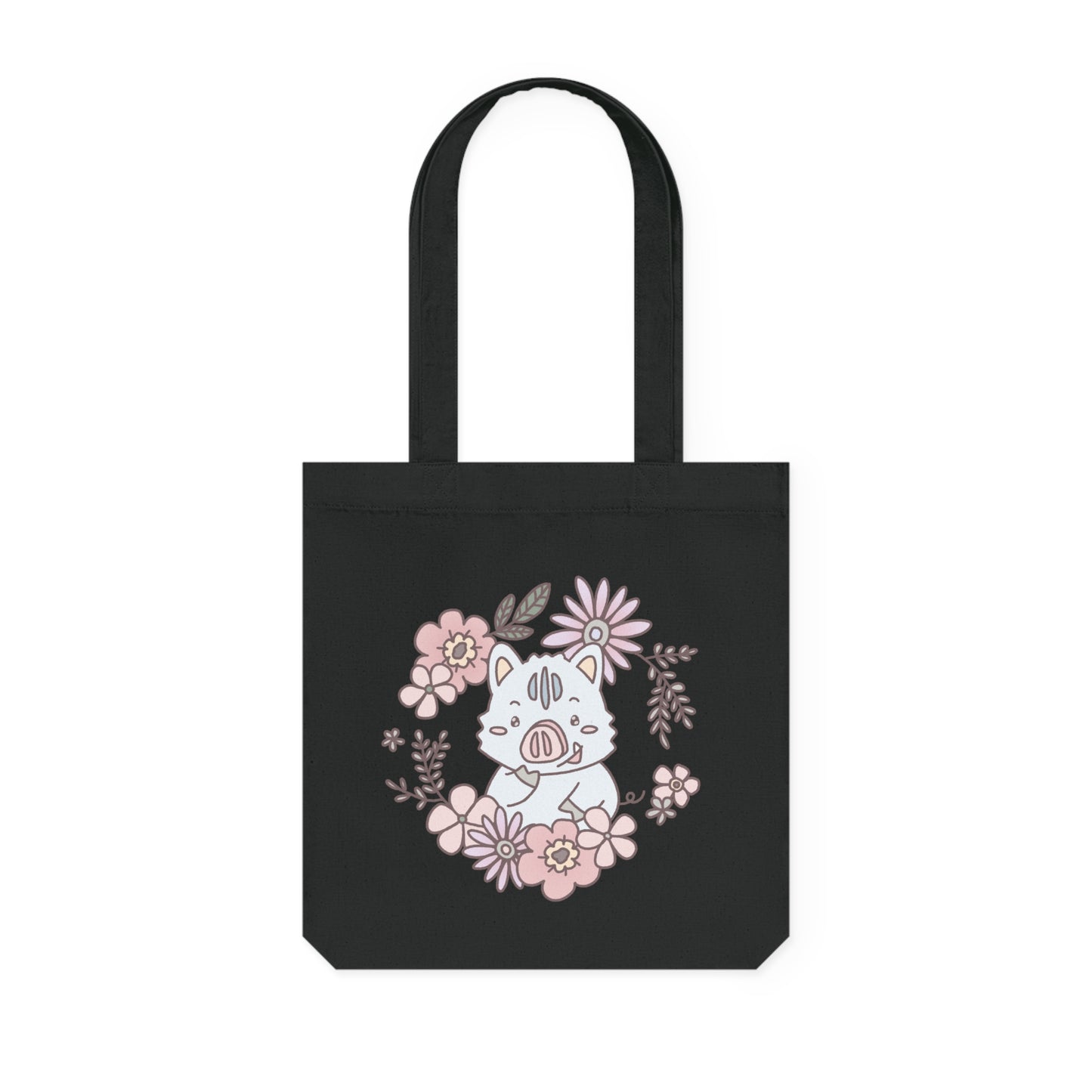 Shikataro & Inocchi's two-sided spring flower tote bag  (EU market)