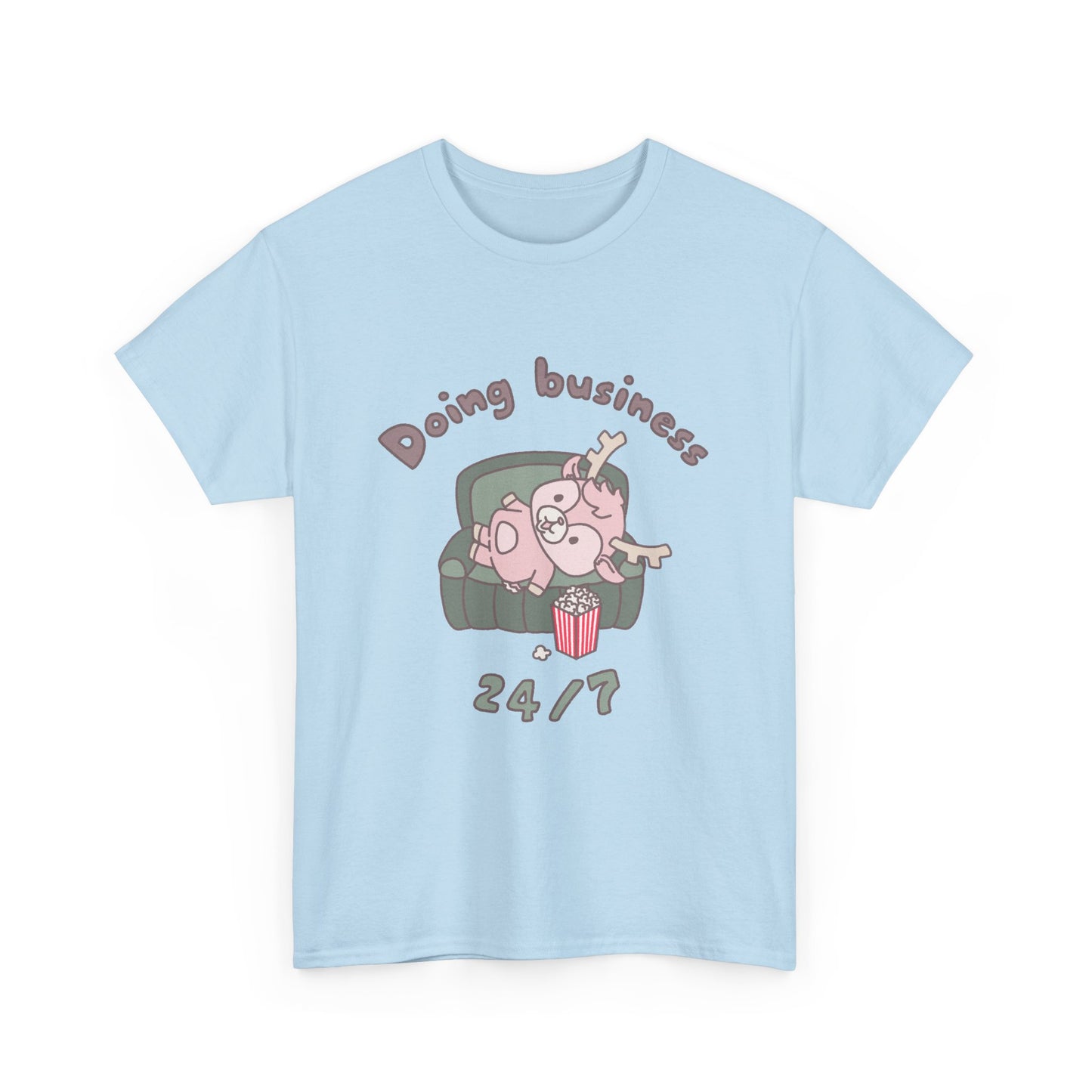 Shikataro's lazy unisex shirt from organic cotton (US market)