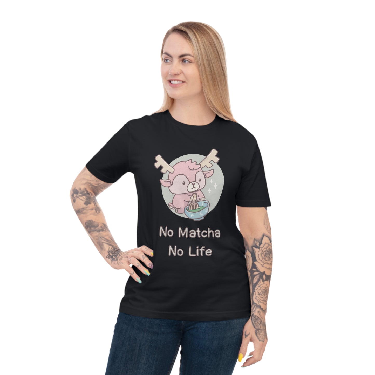 Shikataro's matcha unisex shirt from organic cotton (EU market)