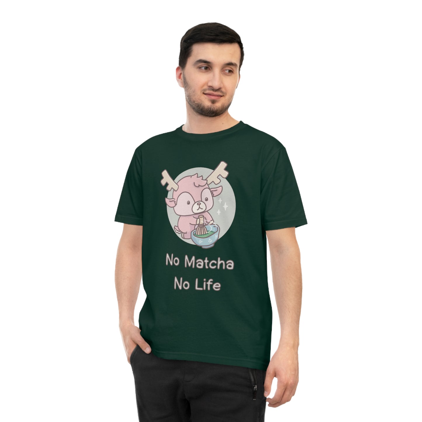 Shikataro's matcha unisex shirt from organic cotton (EU market)