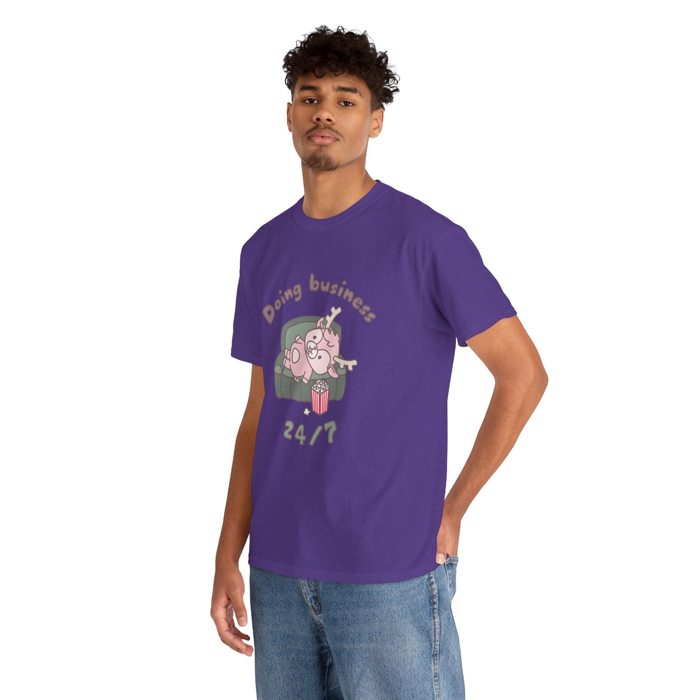 Shikataro's lazy unisex shirt from organic cotton (US market)