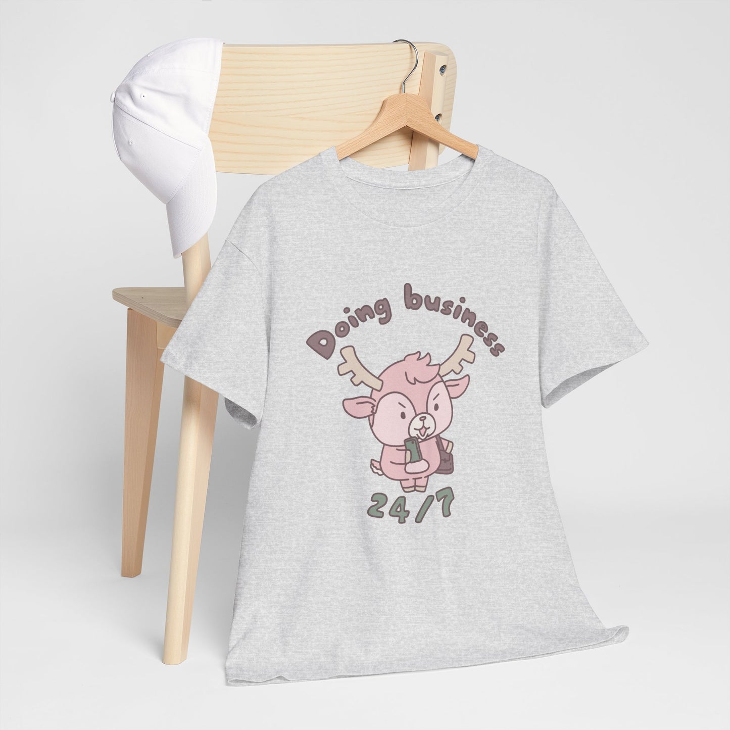 Shikataro's business unisex shirt from organic cotton (US market)