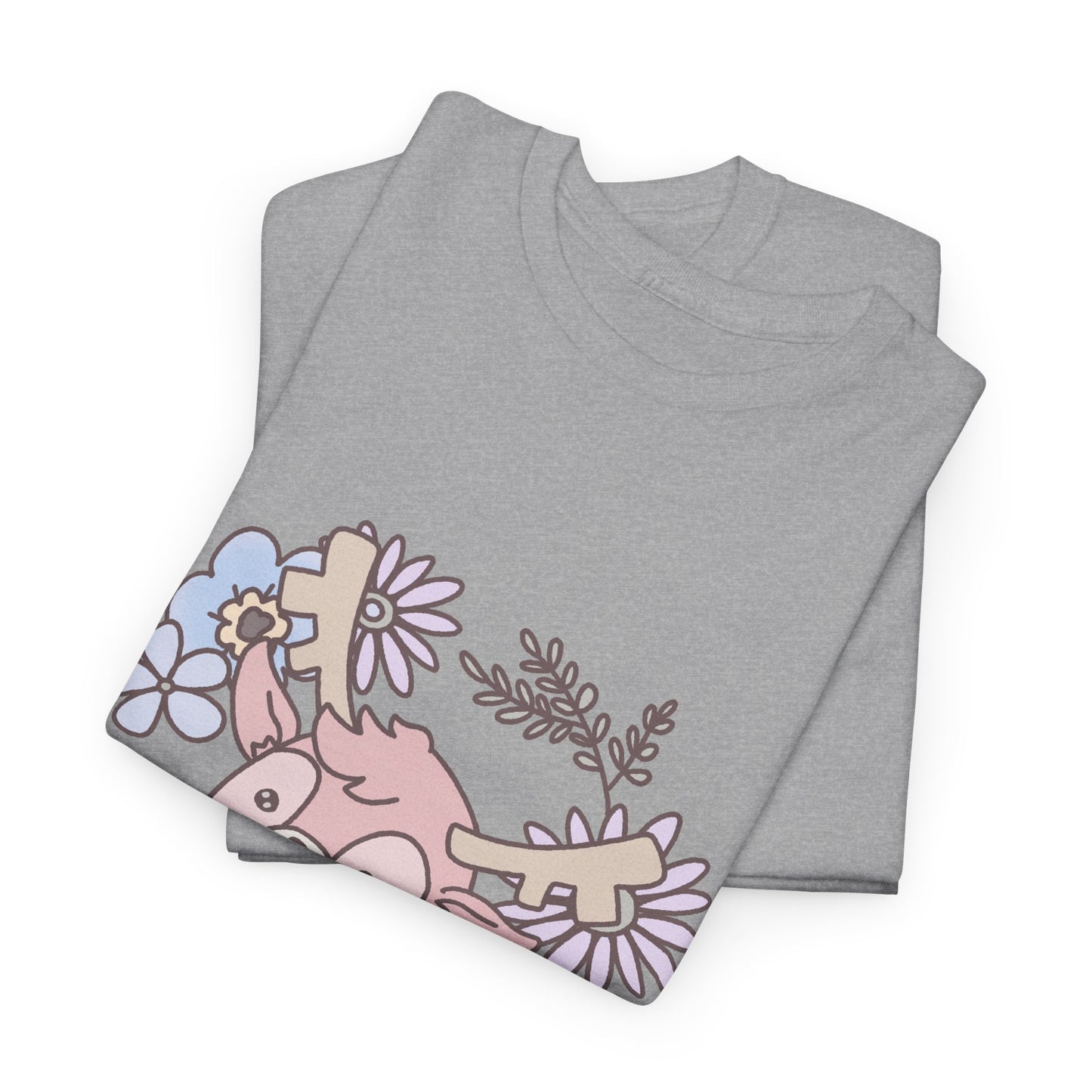 Shikataro's flower unisex shirt from organic cotton (US market)