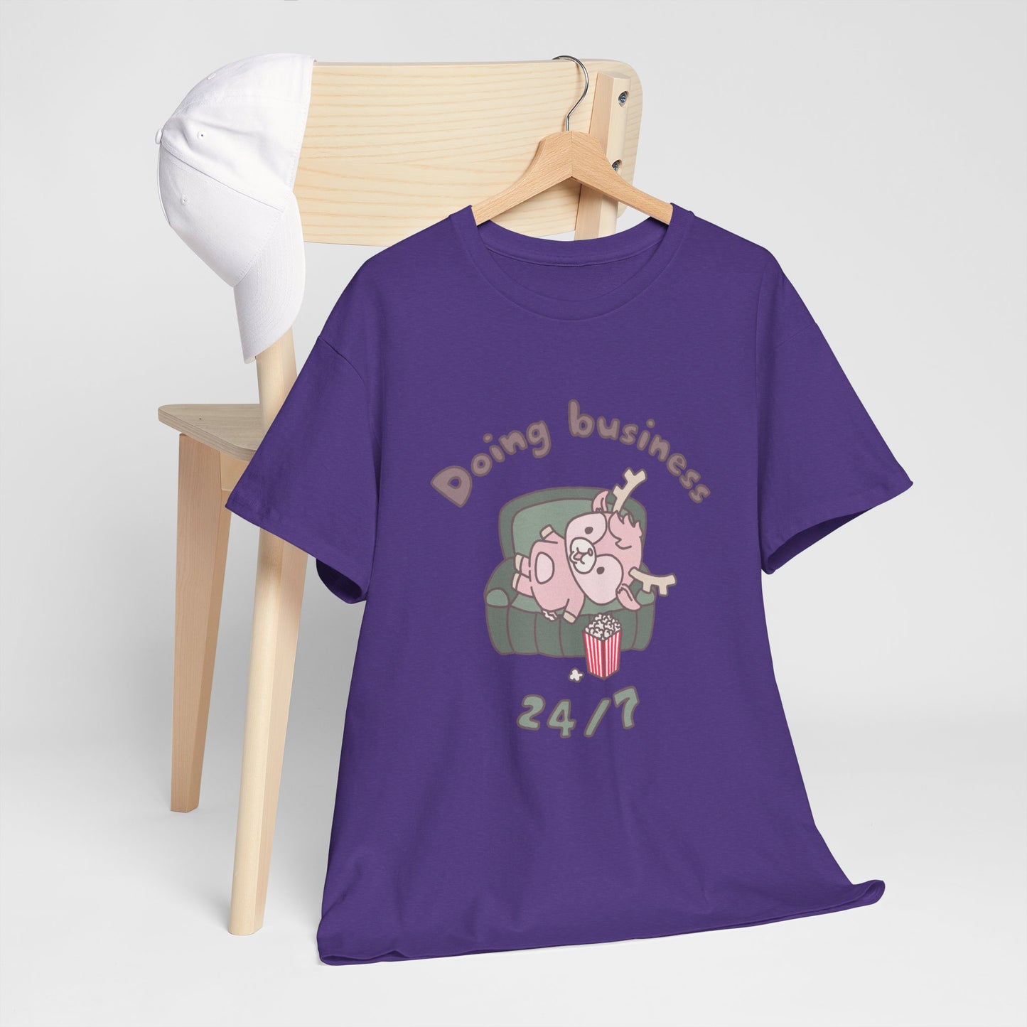 Shikataro's lazy unisex shirt from organic cotton (US market)