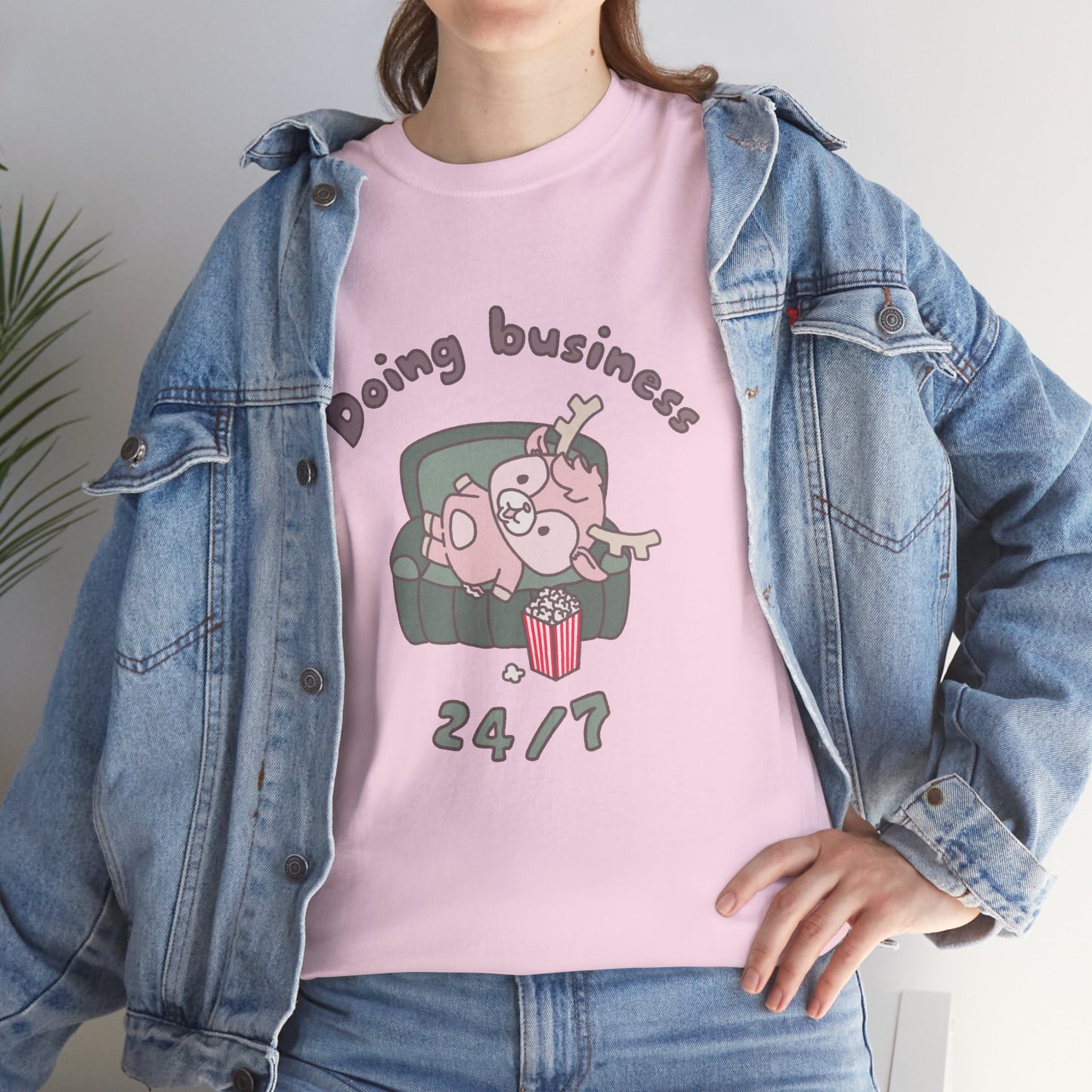 Shikataro's lazy unisex shirt from organic cotton (US market)