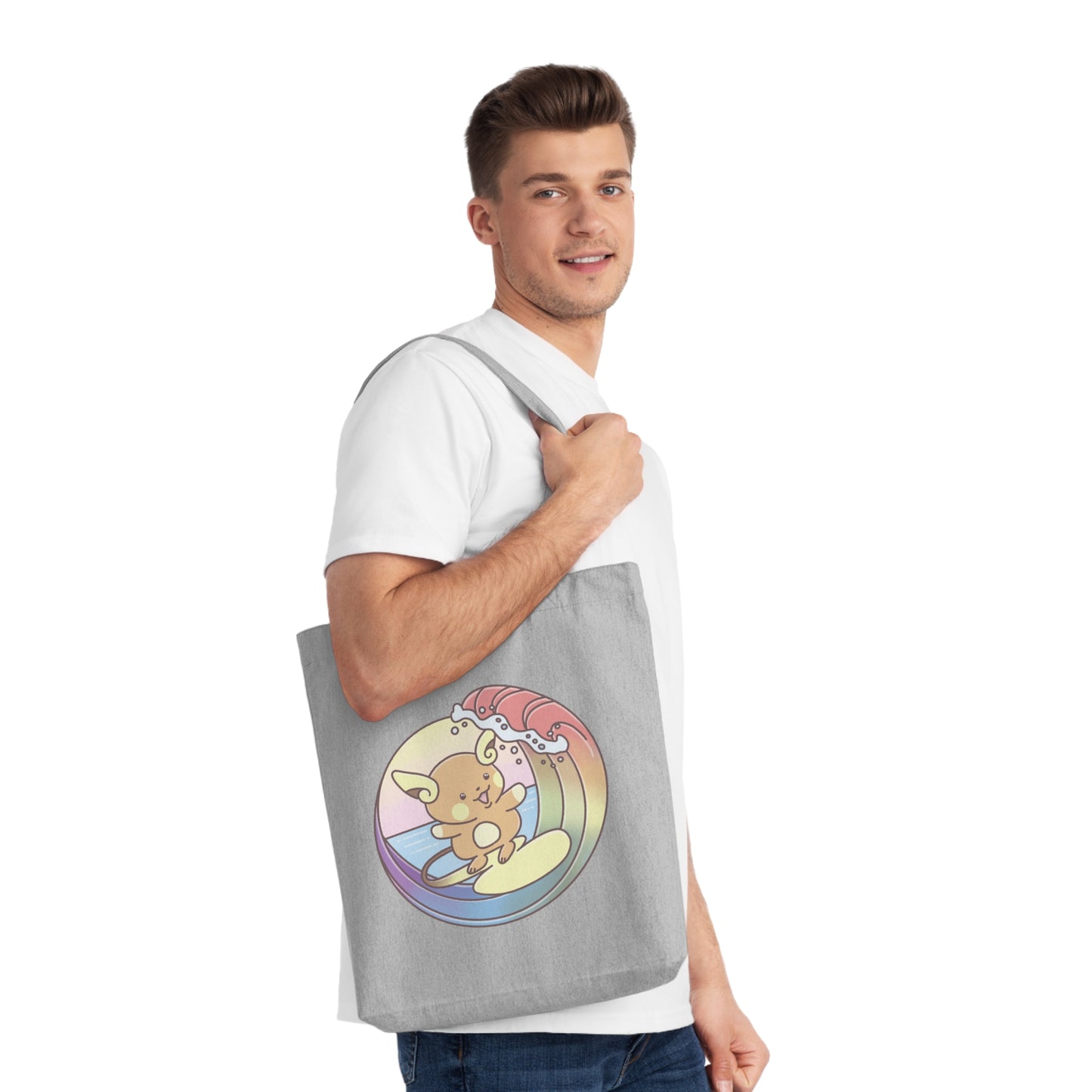 Rainbow surfer tote bag  (EU market)