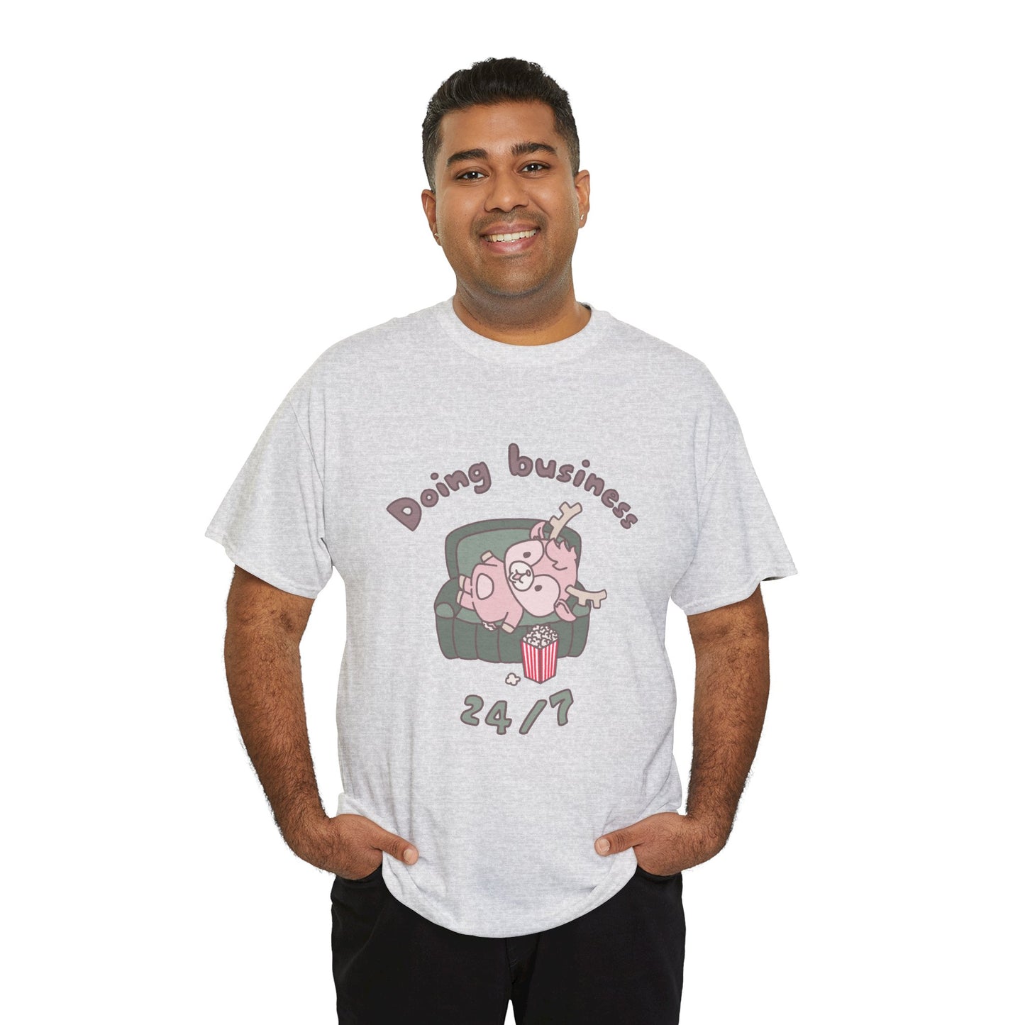 Shikataro's lazy unisex shirt from organic cotton (US market)