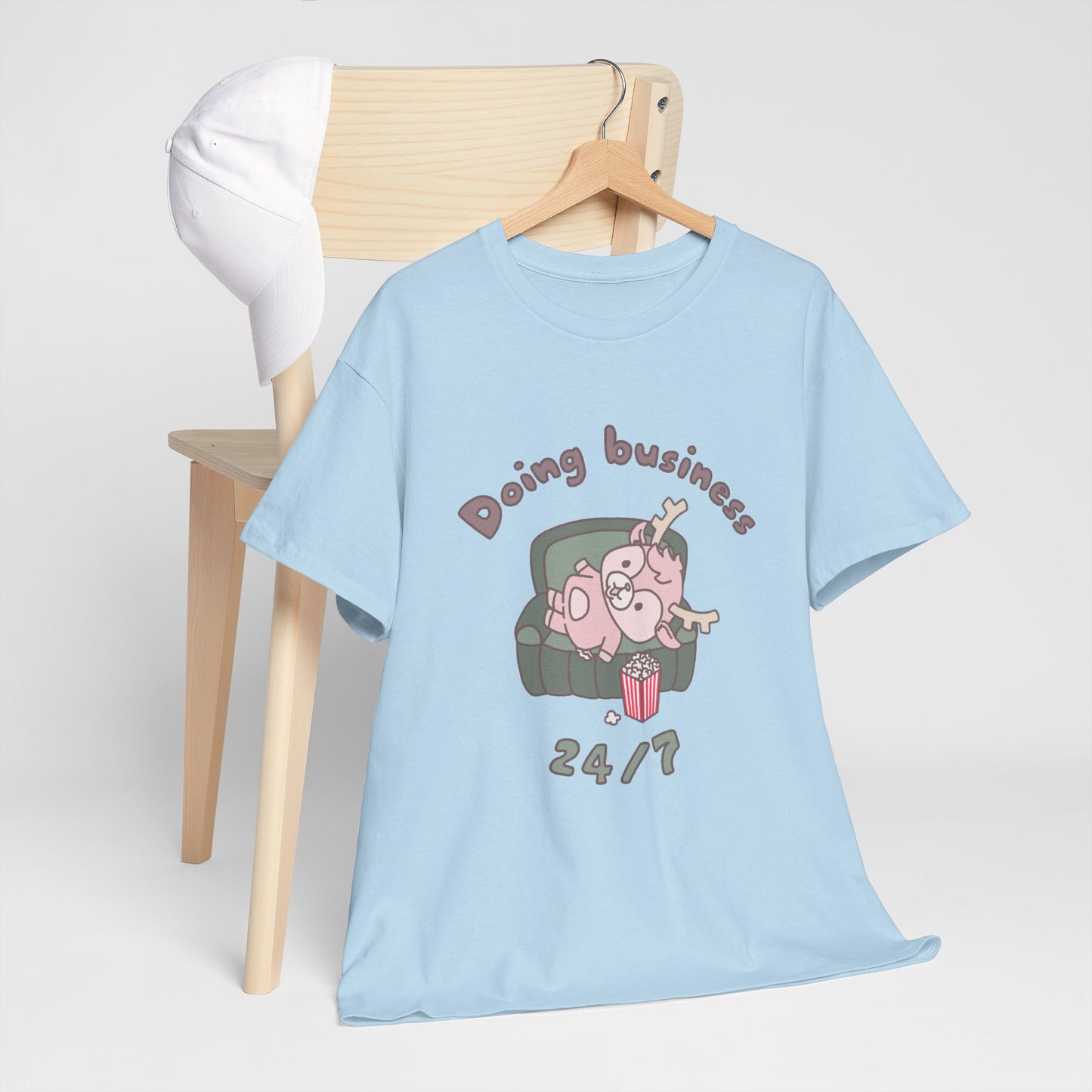 Shikataro's lazy unisex shirt from organic cotton (US market)