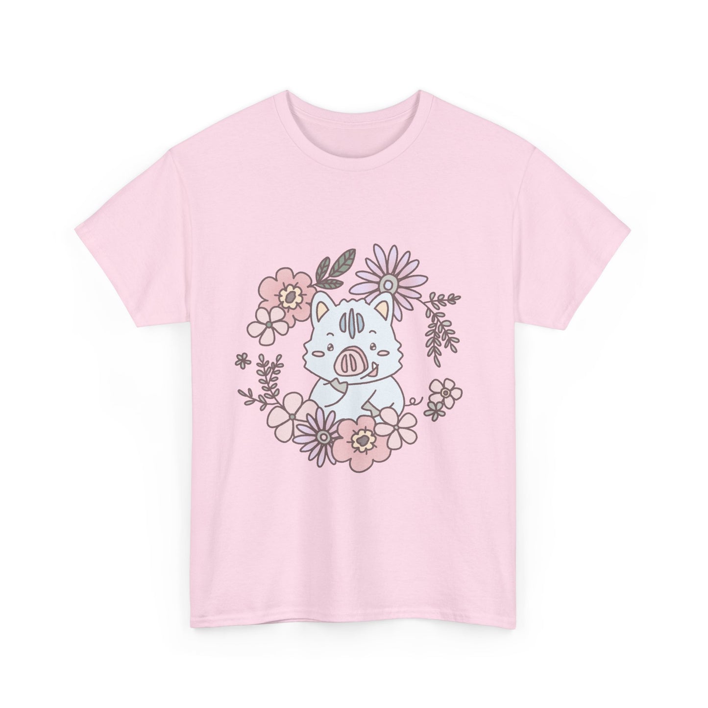 Inocchi's flower unisex shirt from organic cotton (US market)