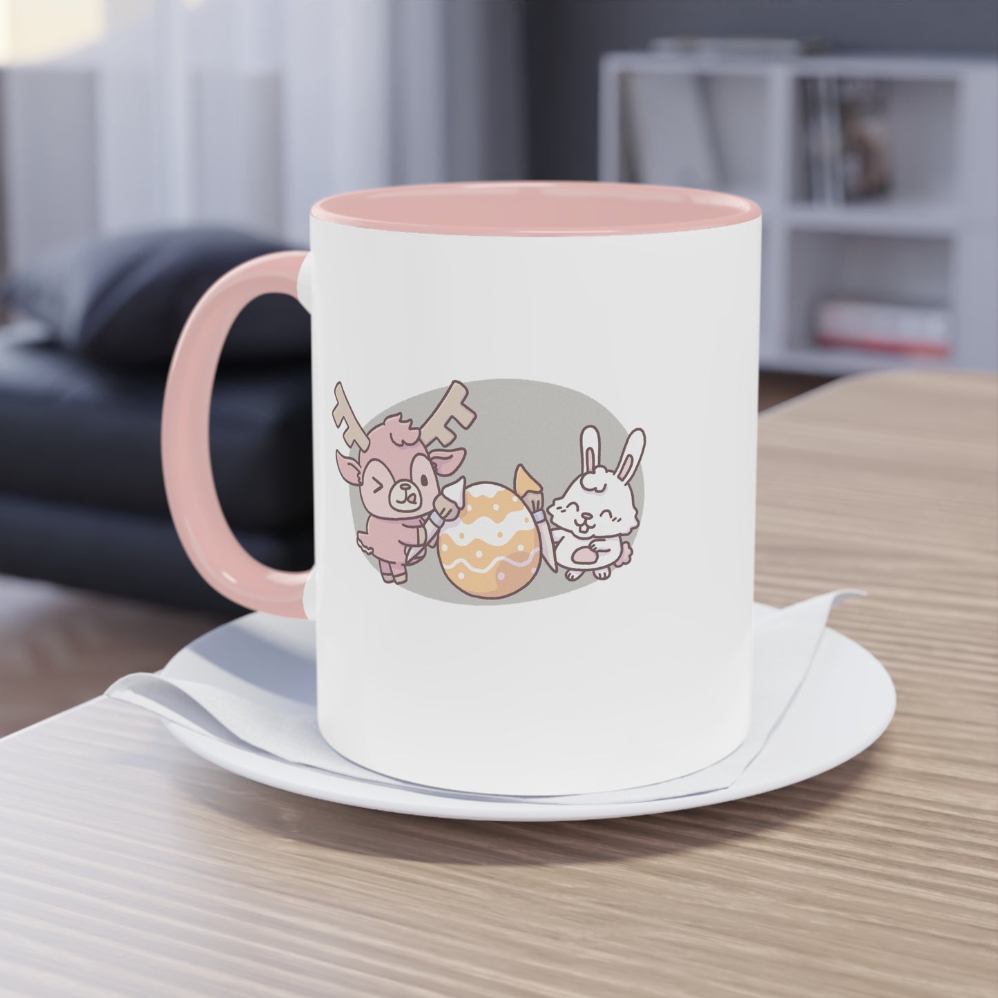 Shikataro & Pom Pom's Easter mug (EU market)