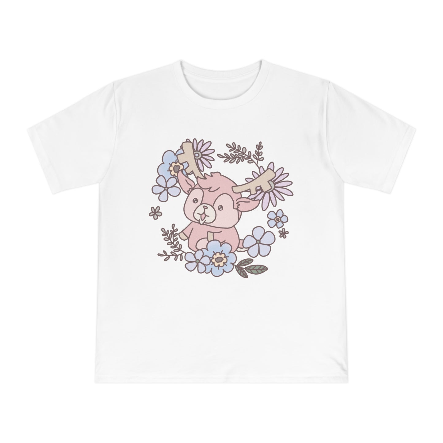 Shikataro's flower unisex shirt from organic cotton (EU market)