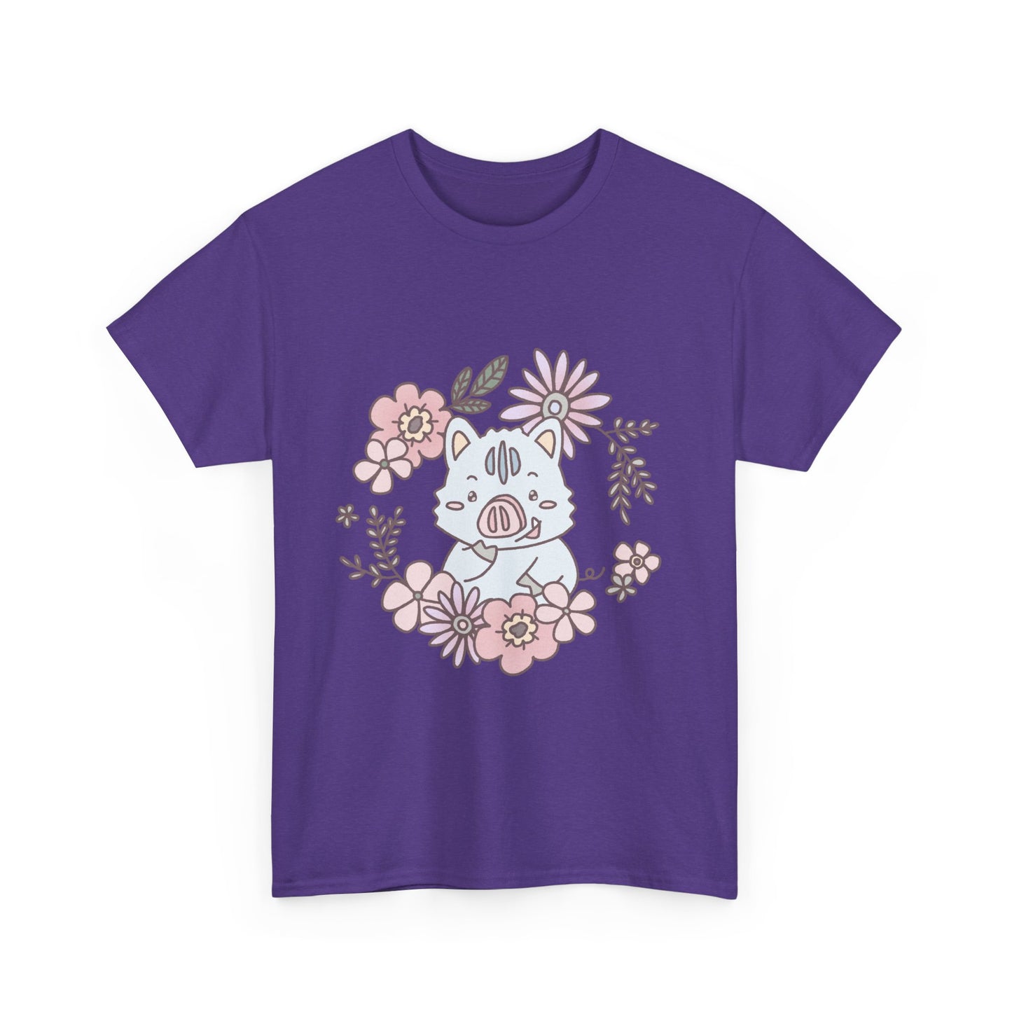 Inocchi's flower unisex shirt from organic cotton (US market)