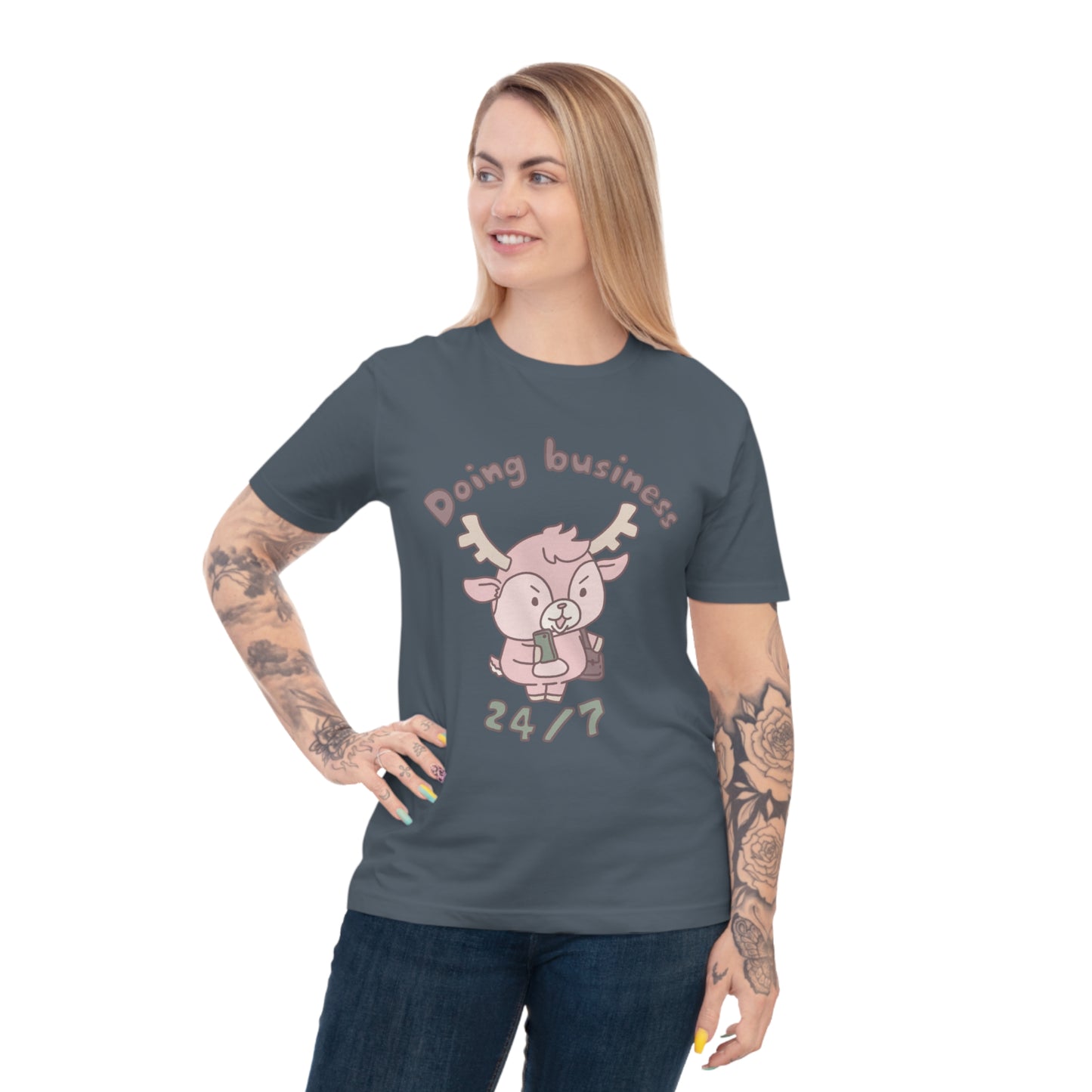 Shikataro's business unisex shirt from organic cotton (EU market)