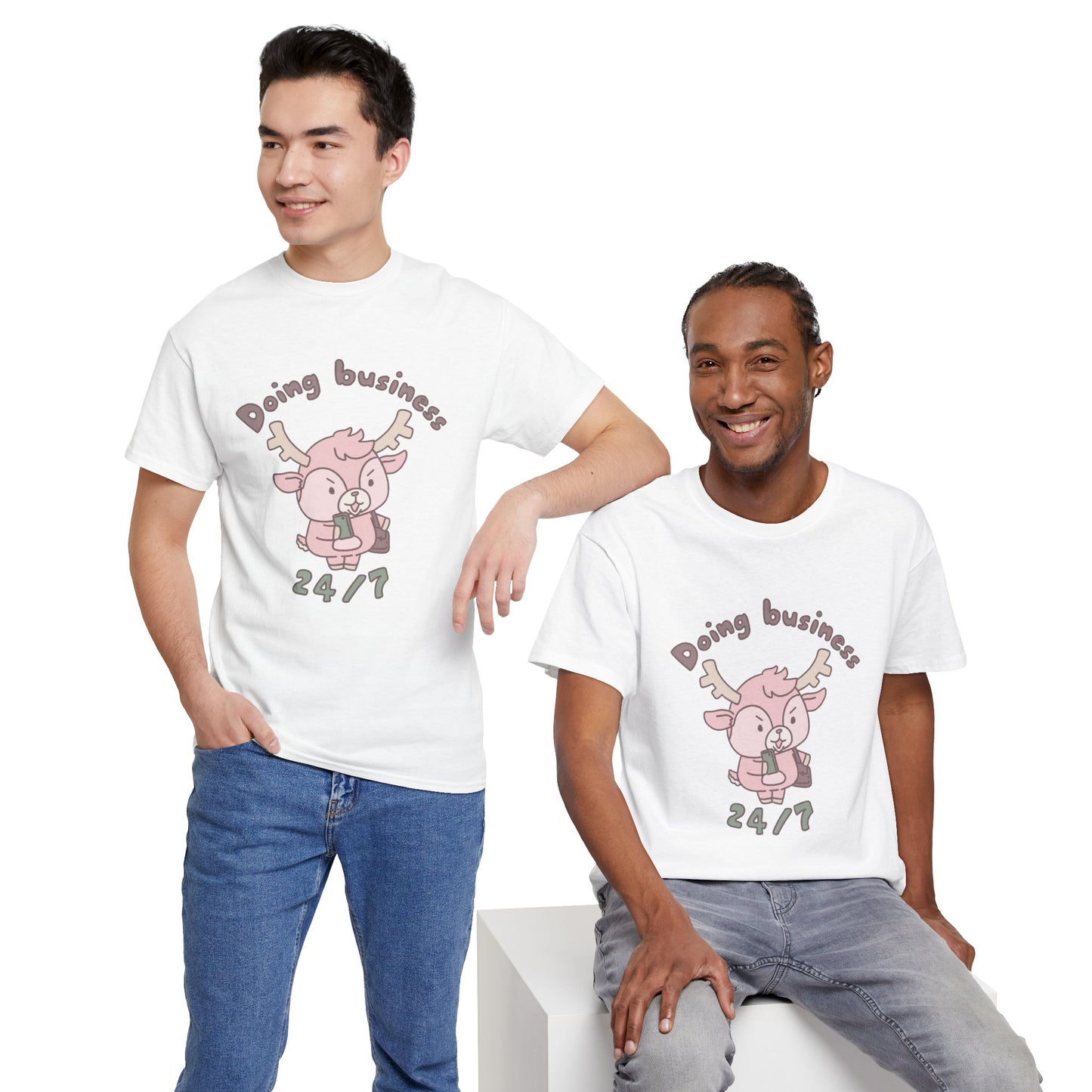 Shikataro's business unisex shirt from organic cotton (US market)