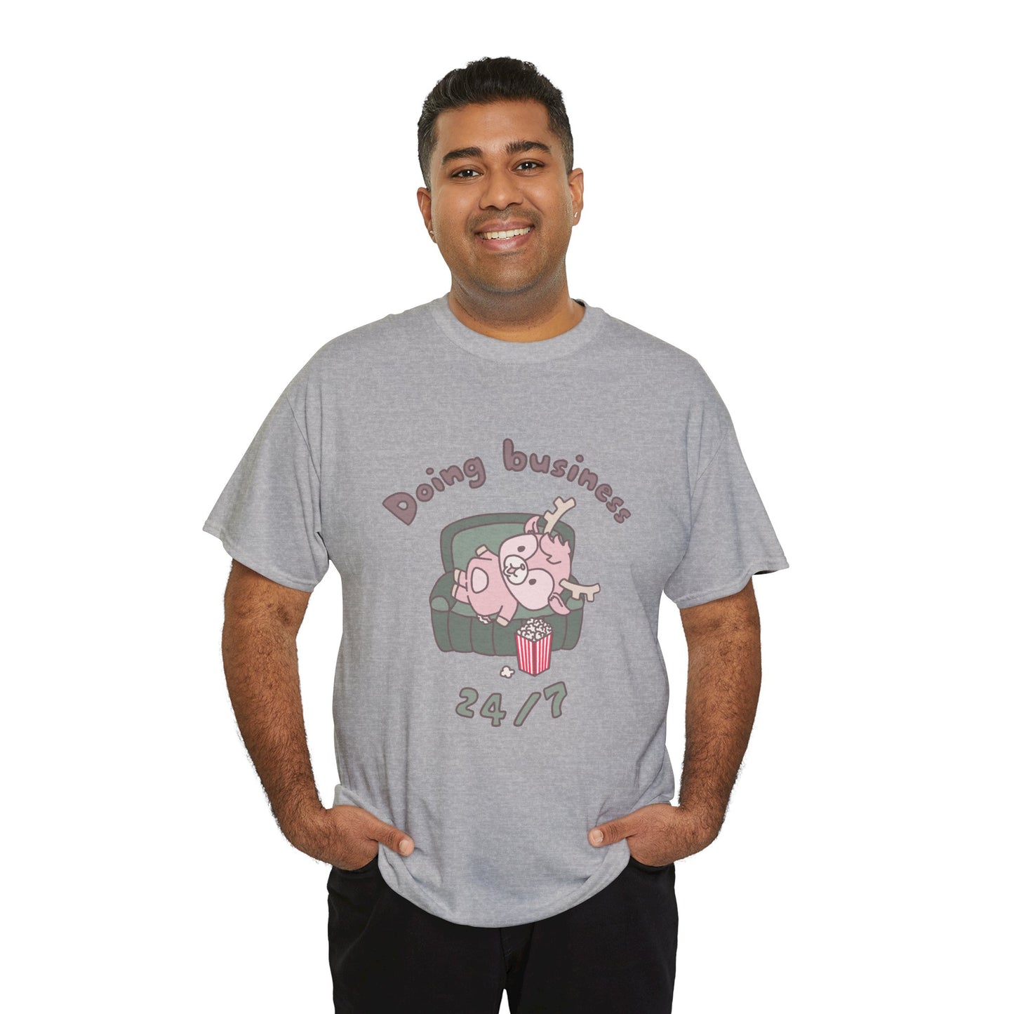 Shikataro's lazy unisex shirt from organic cotton (US market)