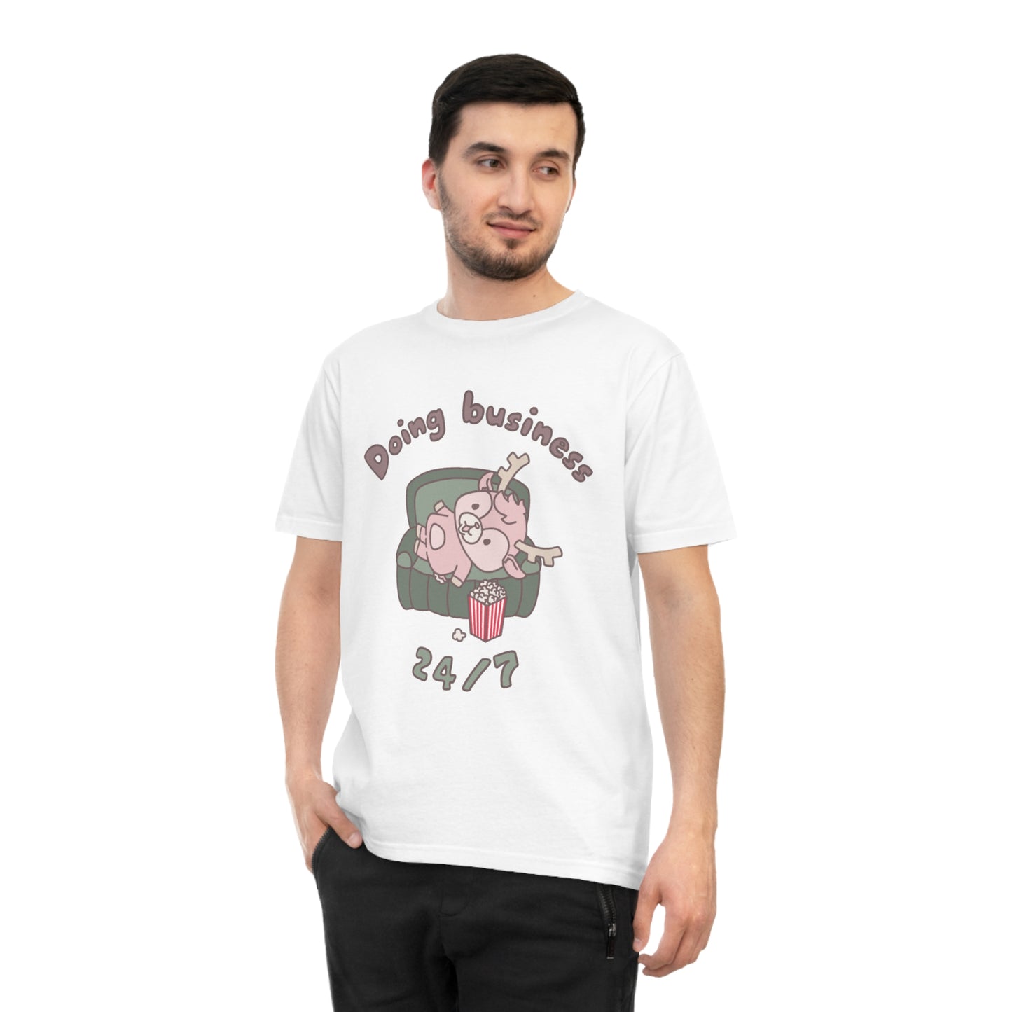 Shikataro's lazy unisex shirt from organic cotton (EU market)