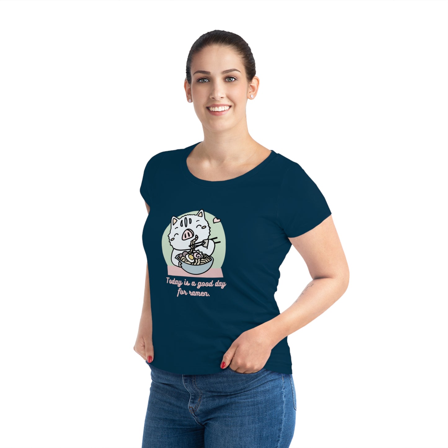 Inocchi's ramen women's shirt from organic cotton (EU market)