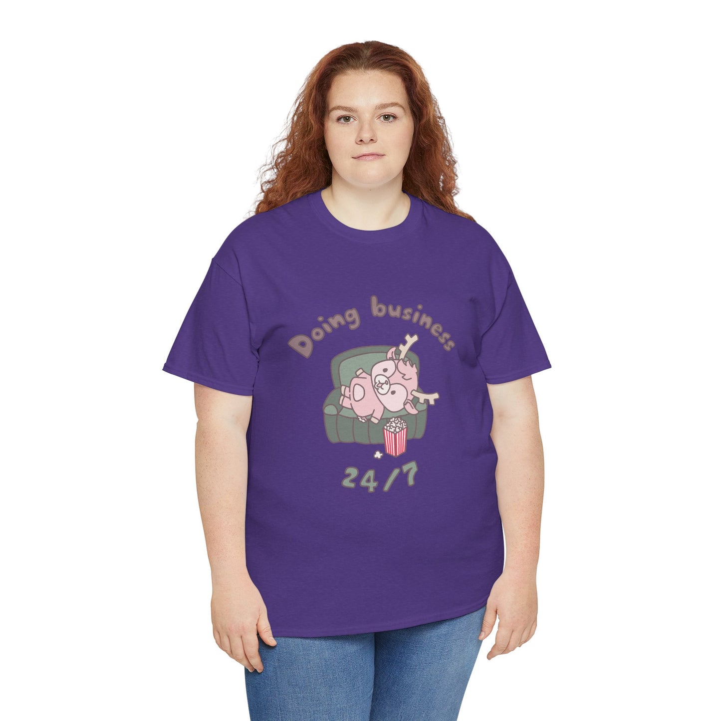 Shikataro's lazy unisex shirt from organic cotton (US market)