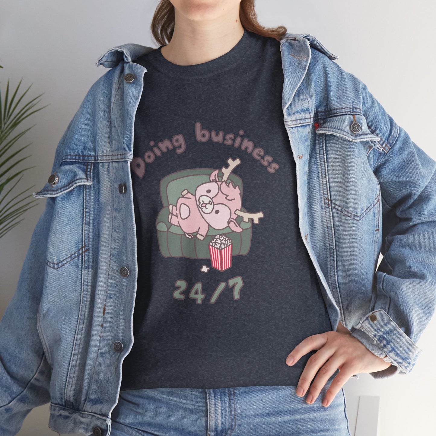 Shikataro's lazy unisex shirt from organic cotton (US market)