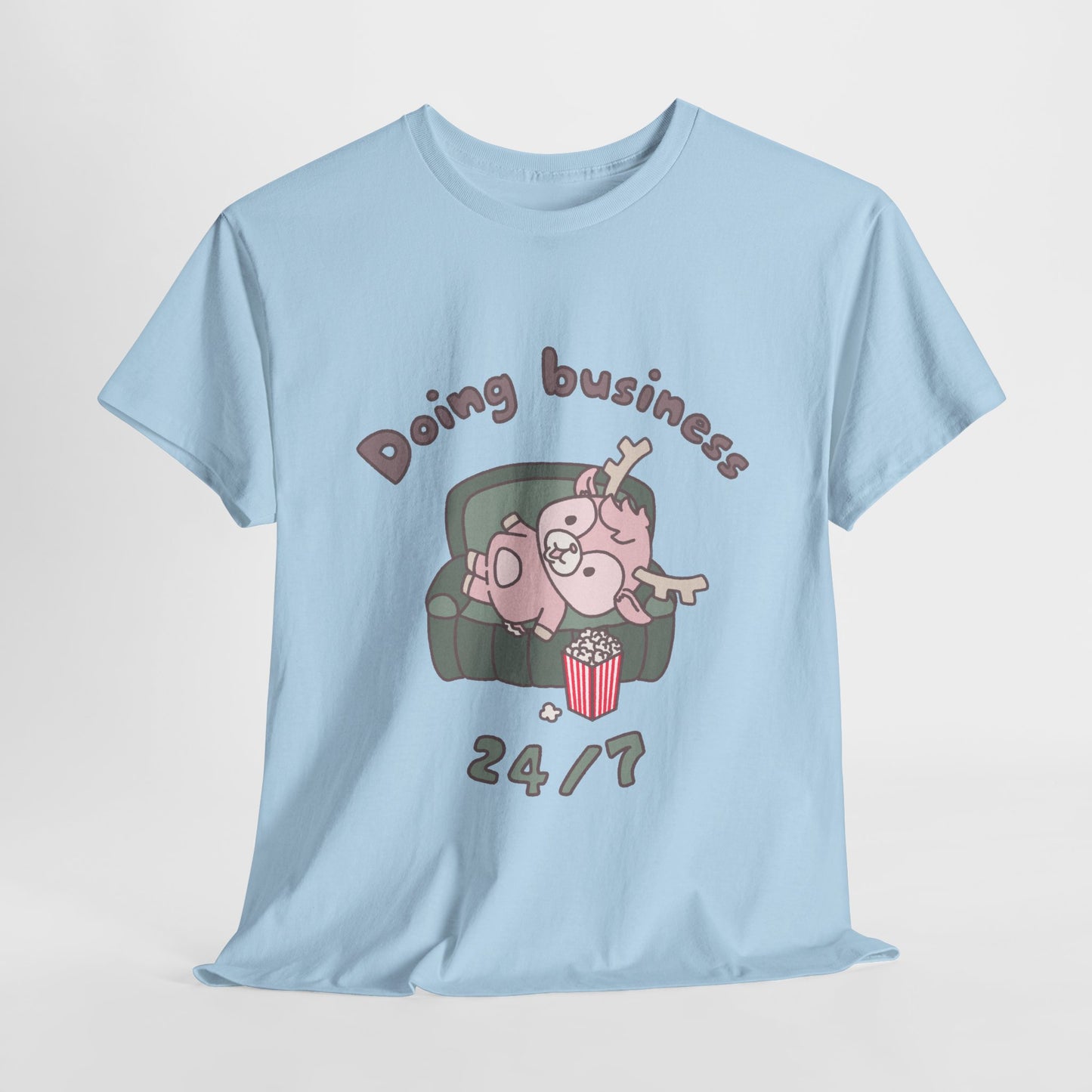 Shikataro's lazy unisex shirt from organic cotton (US market)