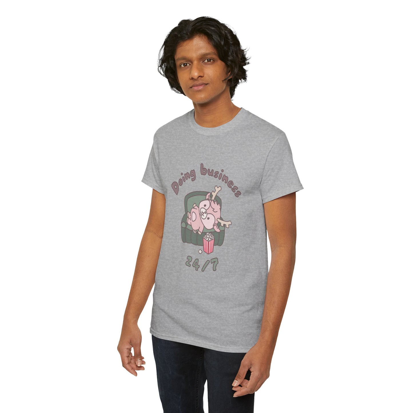 Shikataro's lazy unisex shirt from organic cotton (US market)