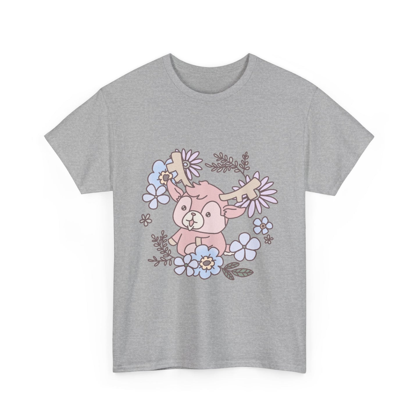 Shikataro's flower unisex shirt from organic cotton (US market)