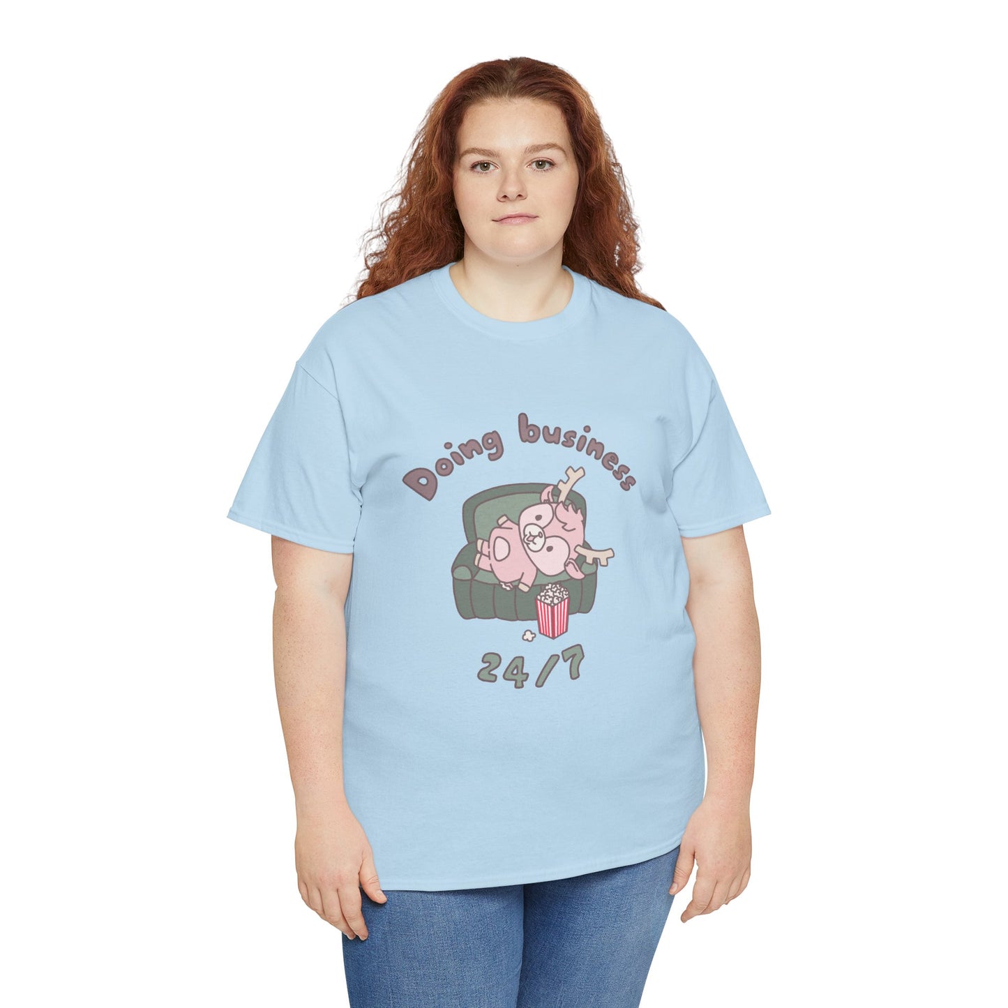 Shikataro's lazy unisex shirt from organic cotton (US market)