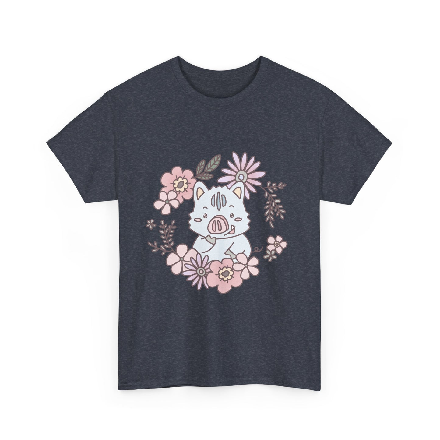 Inocchi's flower unisex shirt from organic cotton (US market)
