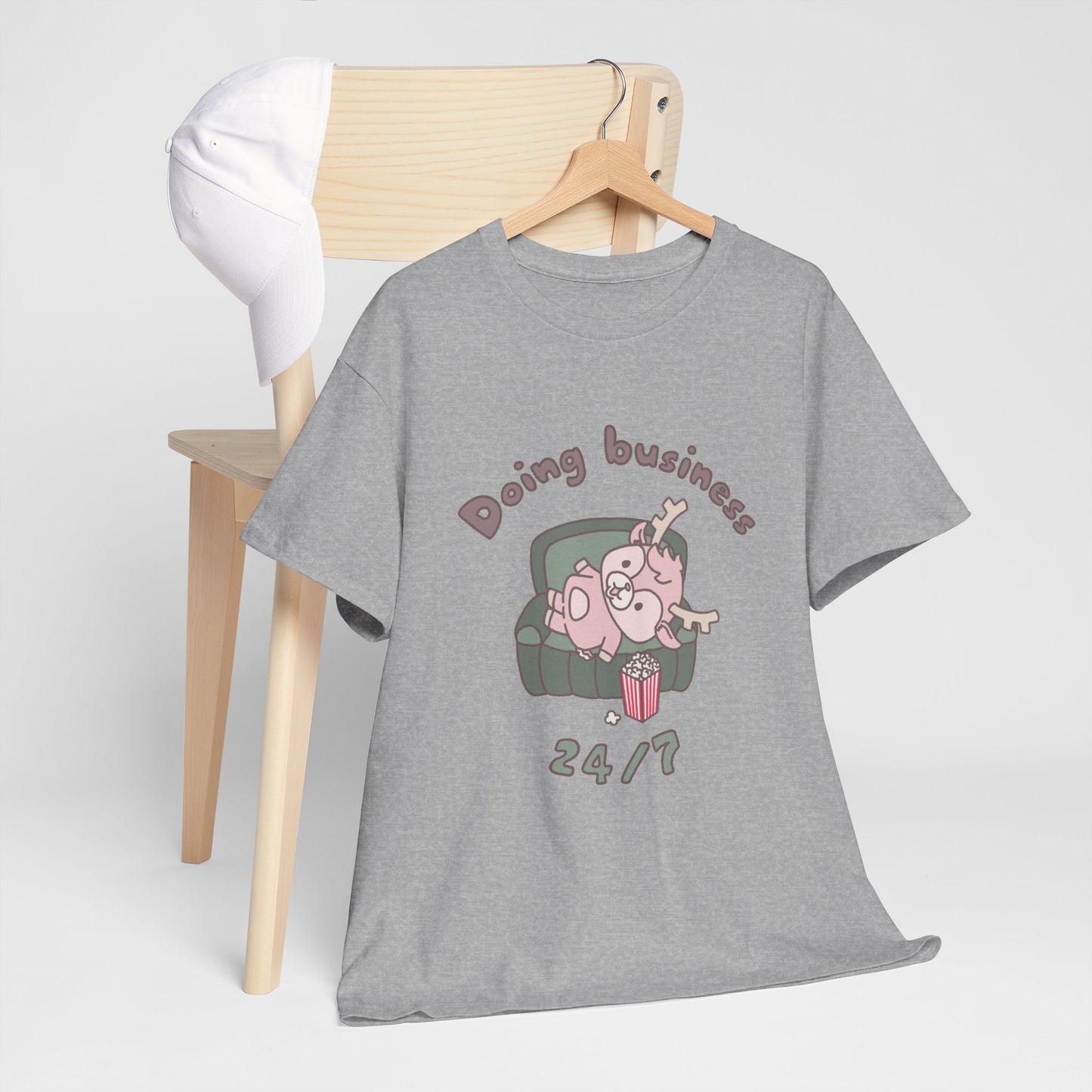 Shikataro's lazy unisex shirt from organic cotton (US market)