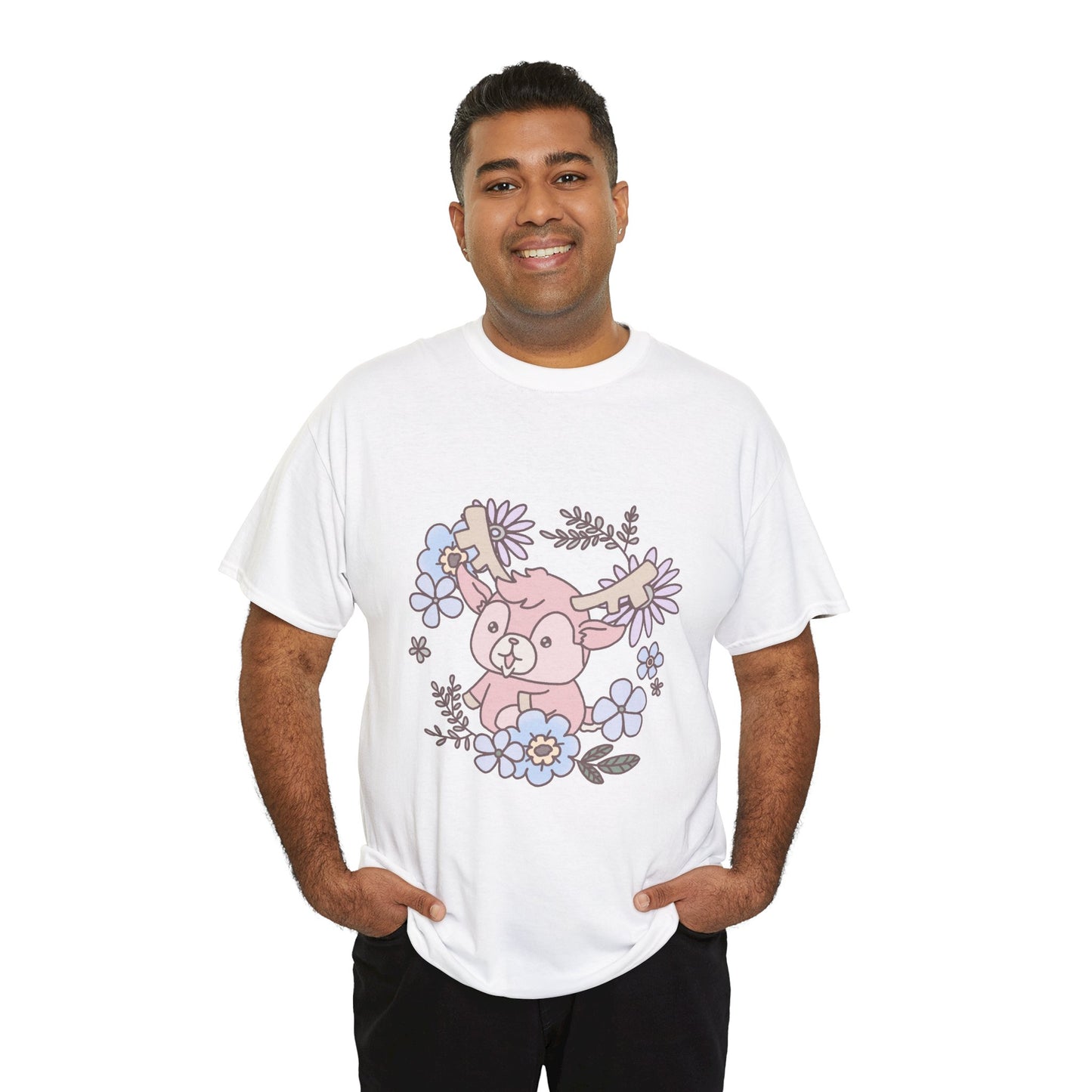 Shikataro's flower unisex shirt from organic cotton (US market)