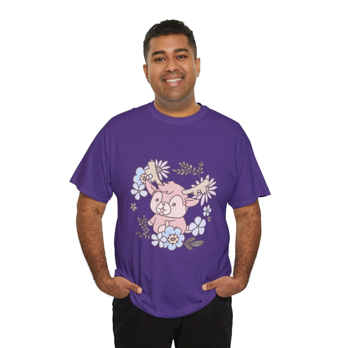 Shikataro's flower unisex shirt from organic cotton (US market)