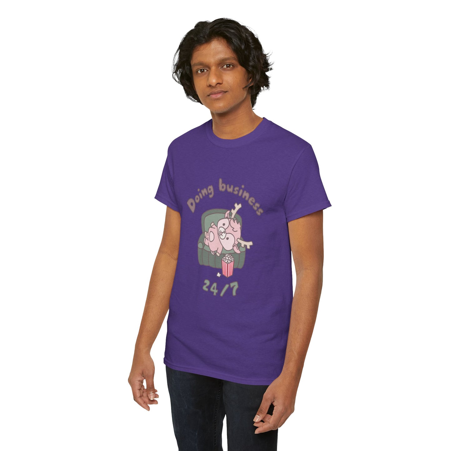 Shikataro's lazy unisex shirt from organic cotton (US market)
