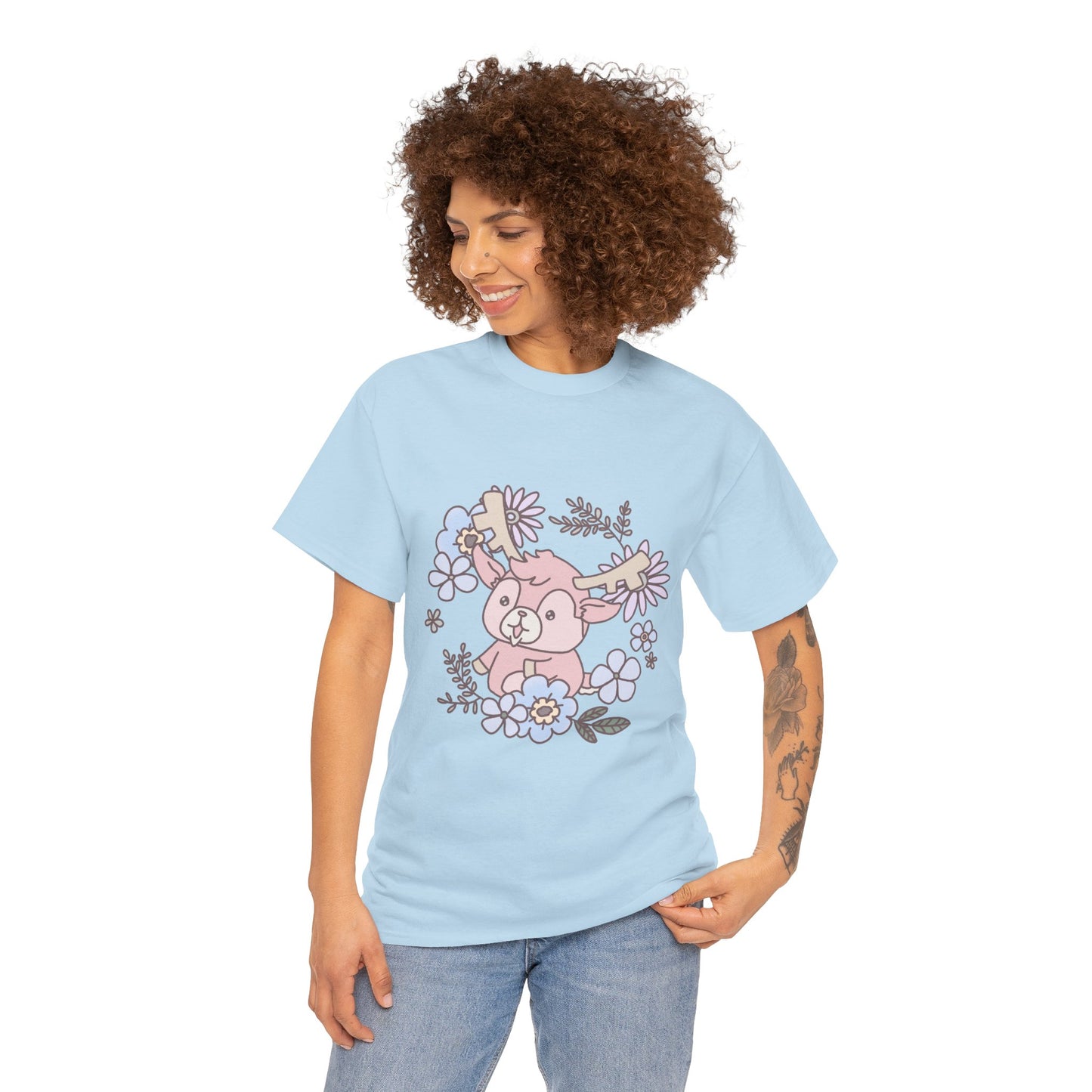 Shikataro's flower unisex shirt from organic cotton (US market)