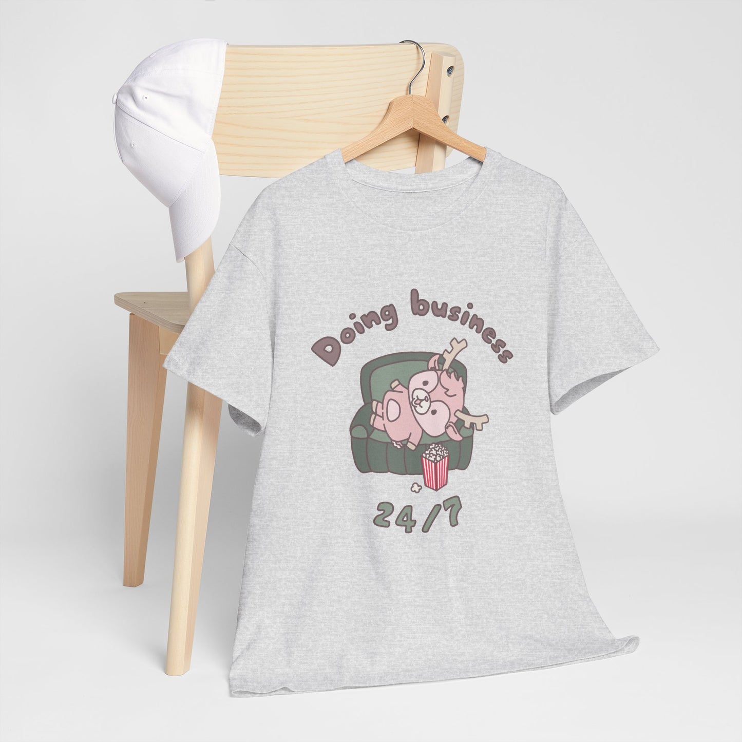 Shikataro's lazy unisex shirt from organic cotton (US market)