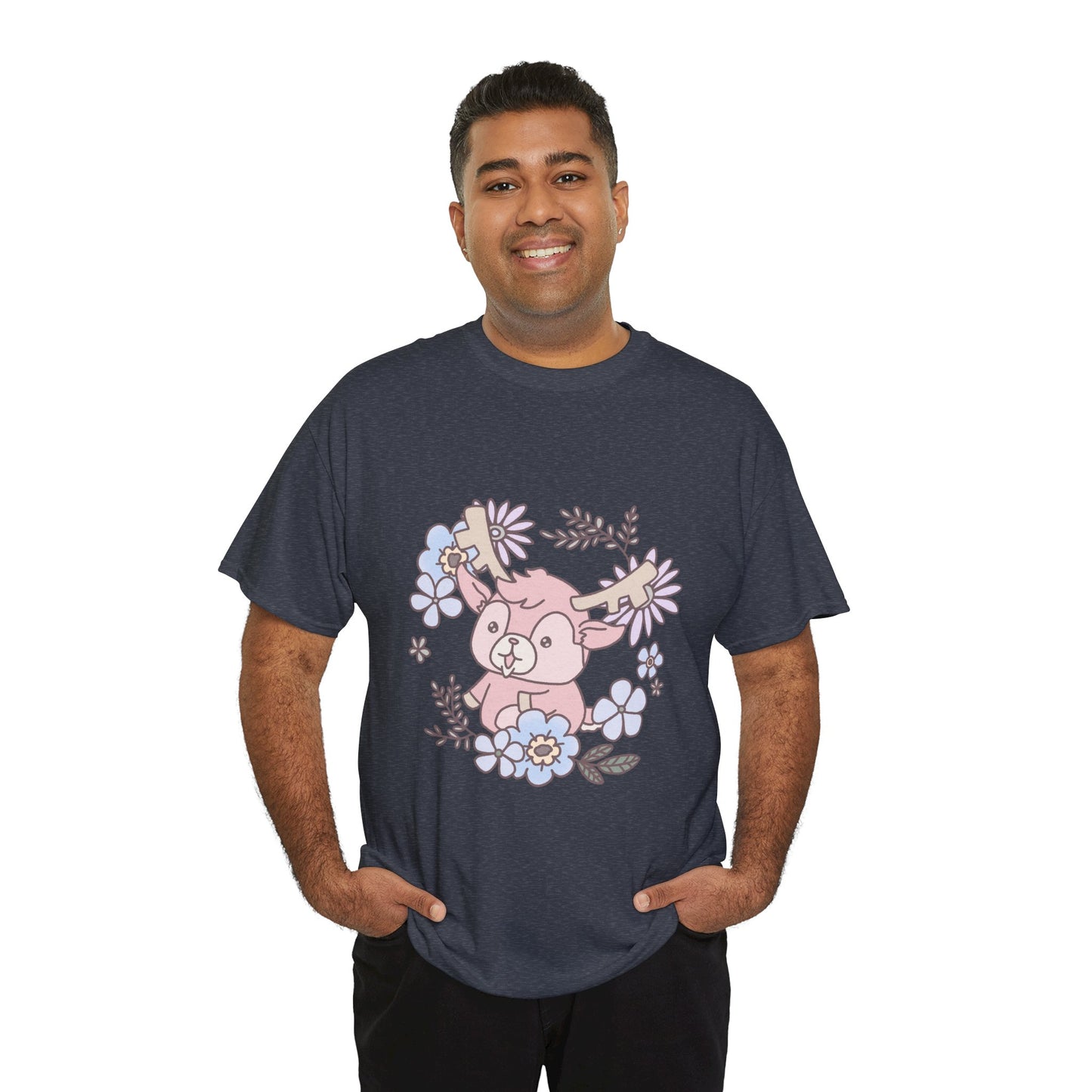 Shikataro's flower unisex shirt from organic cotton (US market)
