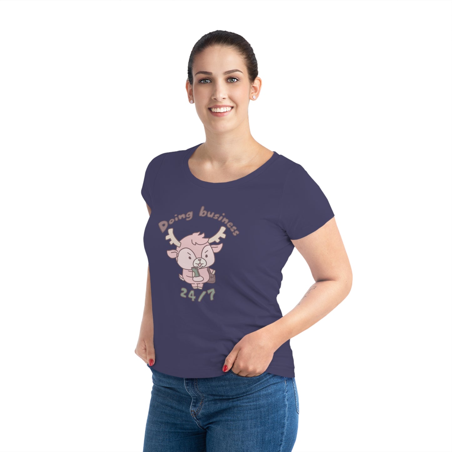 Shikataro's business women's shirt from organic cotton (EU market)