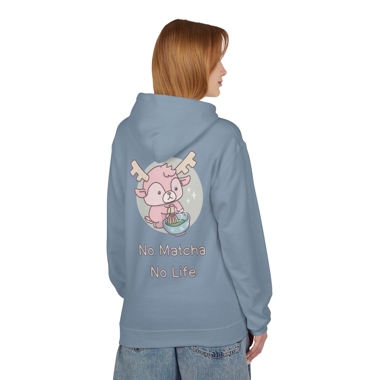 Shikataro's matcha unisex hoodie (EU market)