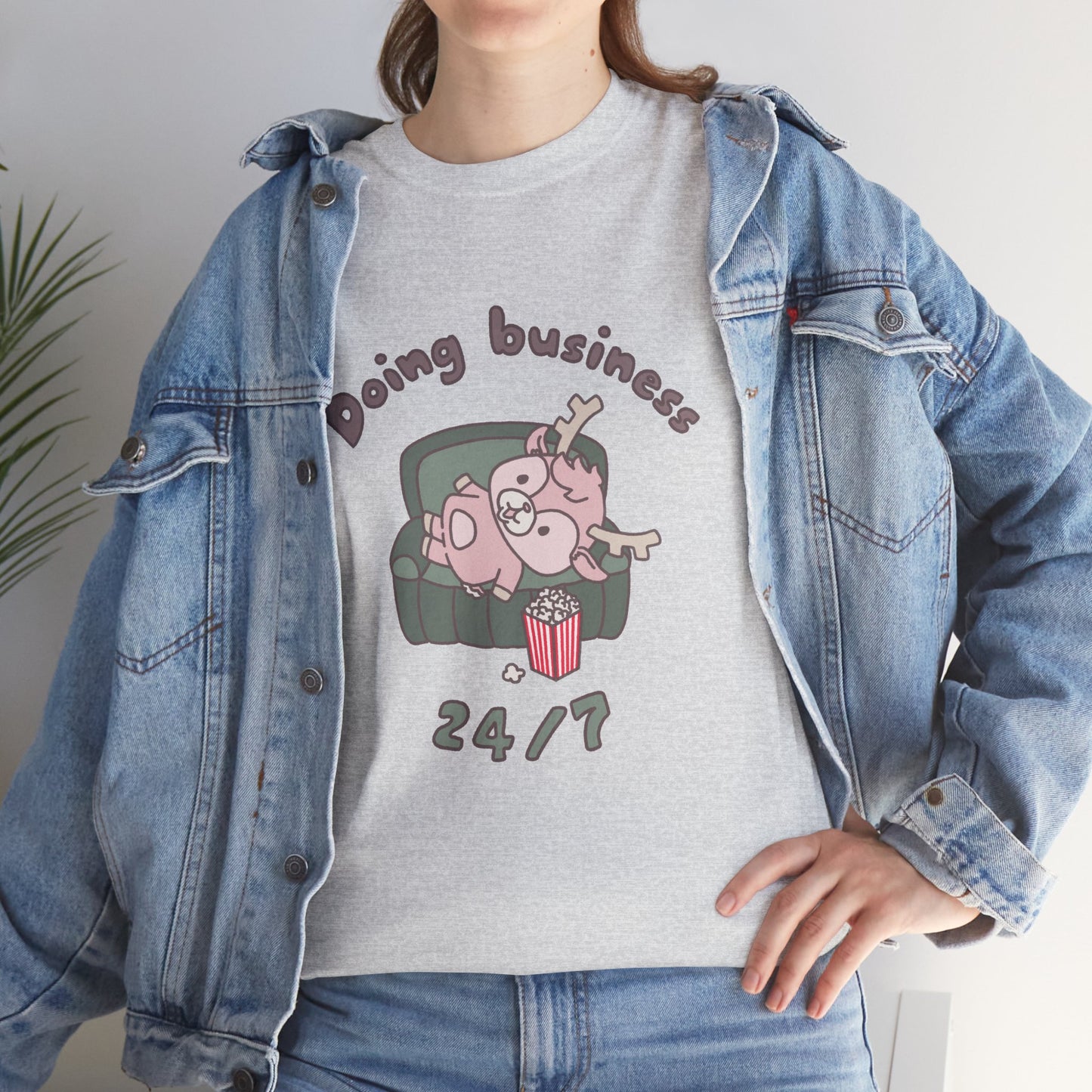 Shikataro's lazy unisex shirt from organic cotton (US market)