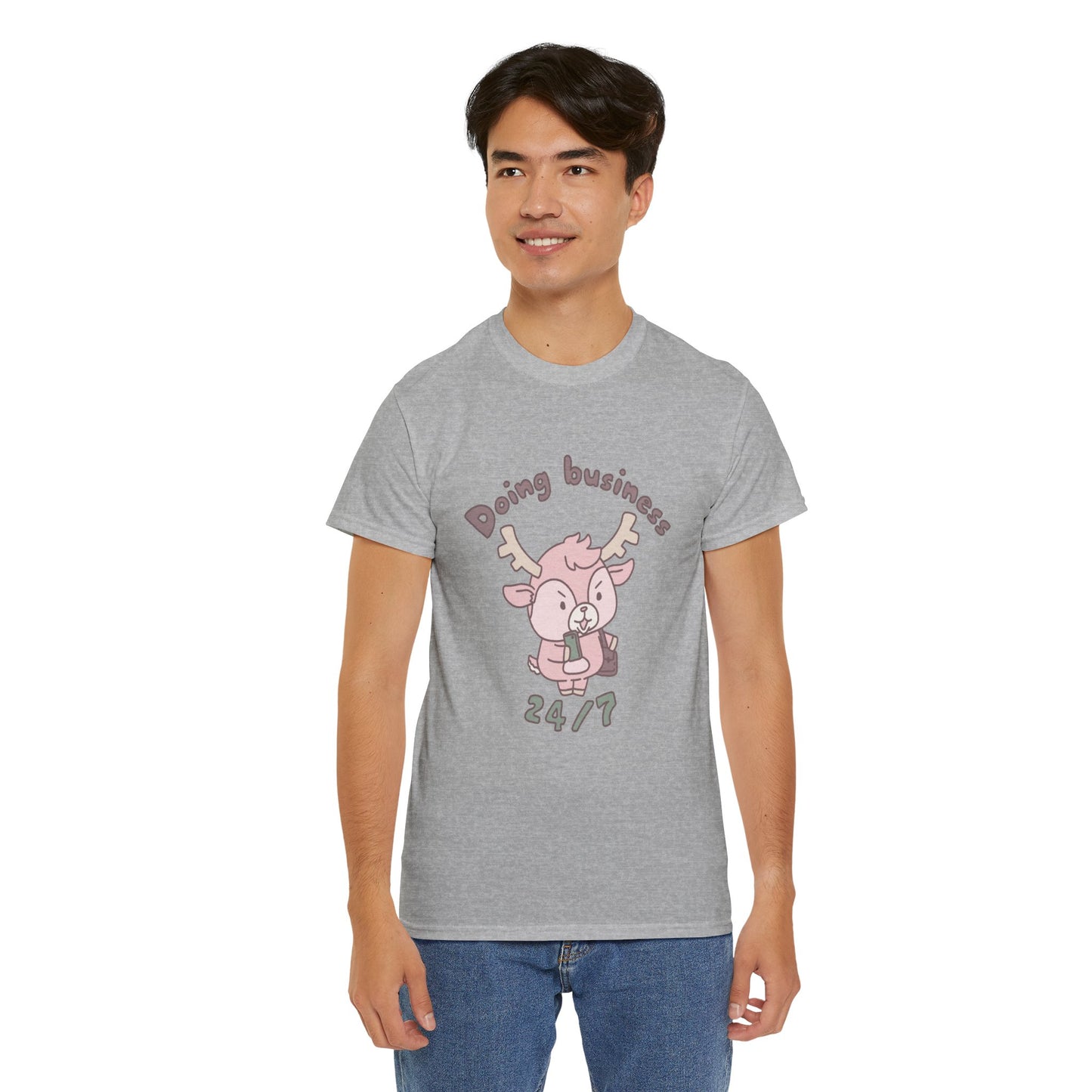 Shikataro's business unisex shirt from organic cotton (US market)