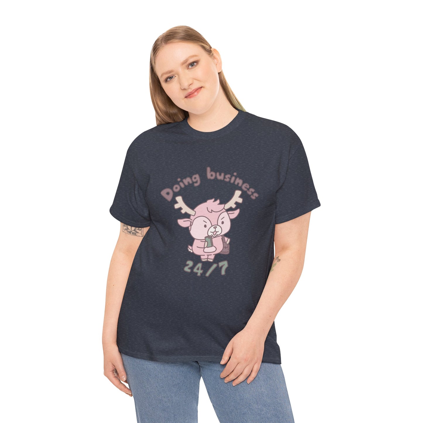 Shikataro's business unisex shirt from organic cotton (US market)