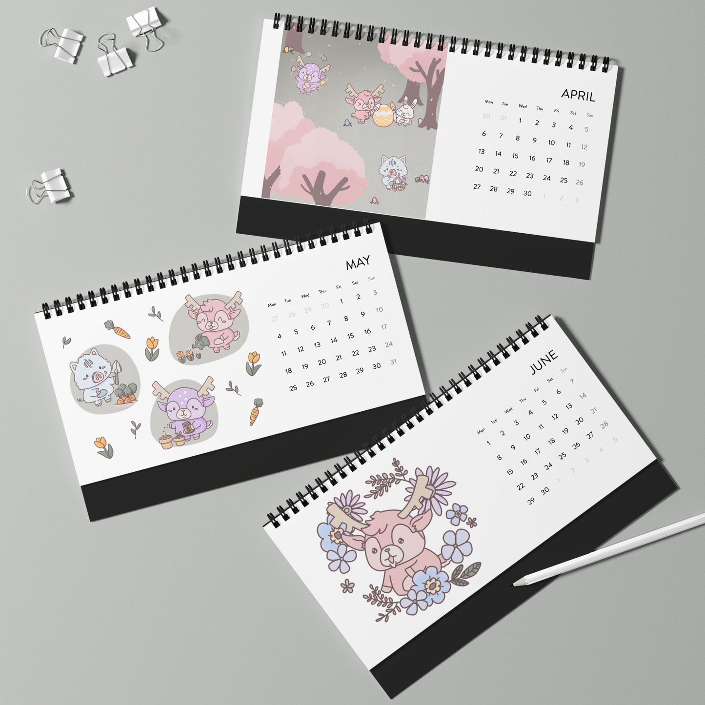 Shikataro's desk calendar 2026