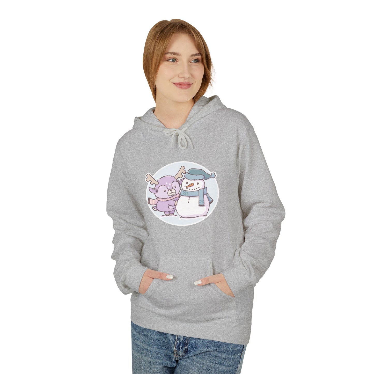 Dotty's snowman unisex hoodie (EU market)