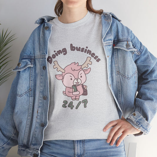 Shikataro's business unisex shirt from organic cotton (US market)