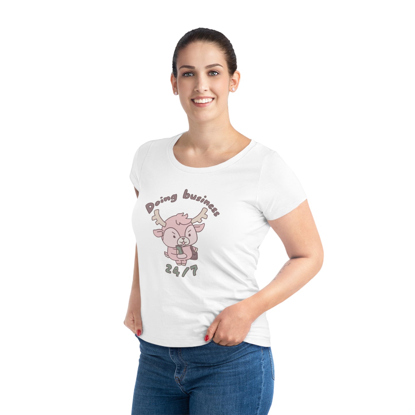 Shikataro's business women's shirt from organic cotton (EU market)