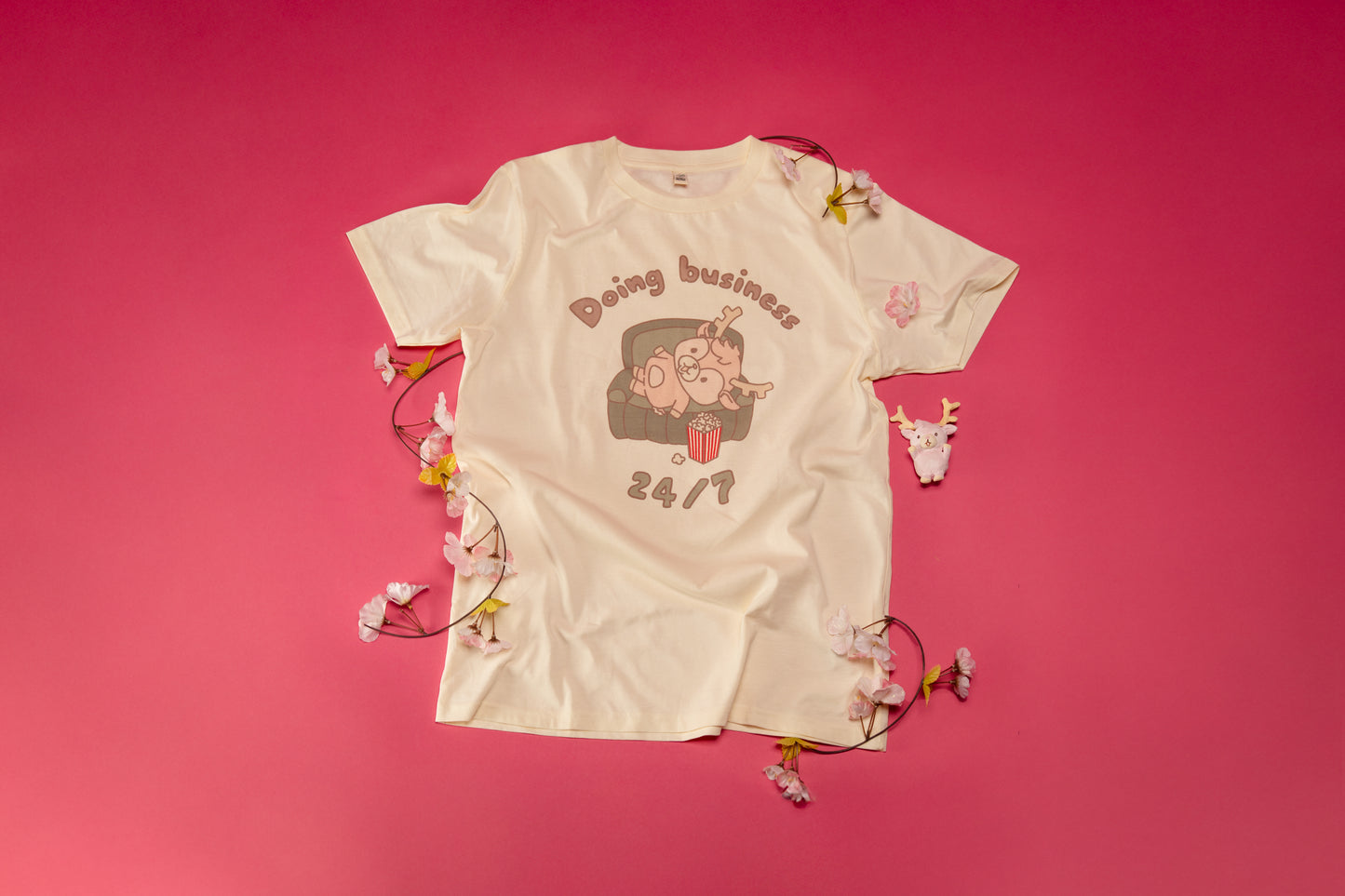 Shikataro's lazy unisex shirt from organic cotton (EU market)