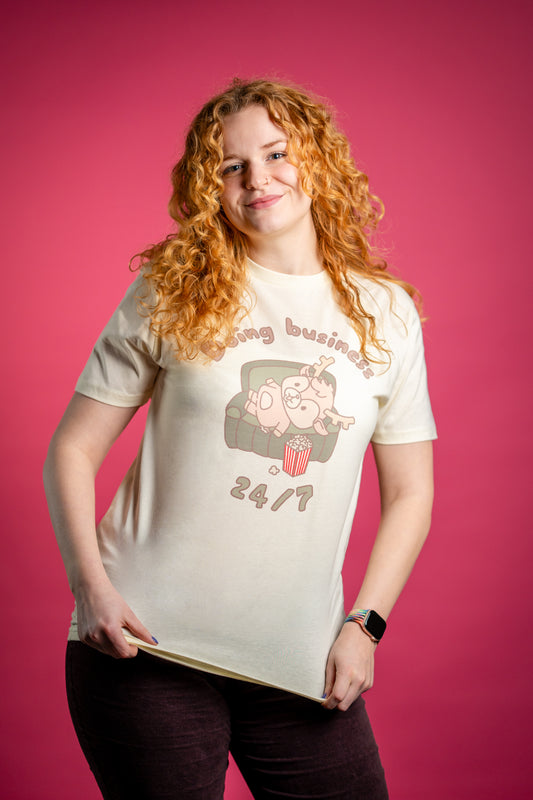 Shikataro's lazy unisex shirt from organic cotton (EU market)