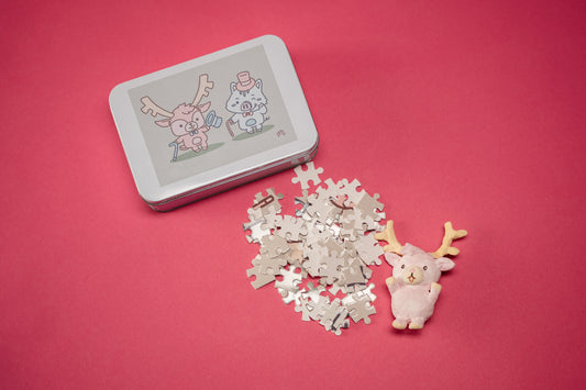 Shikataro & Inocchi's festive 252-piece puzzle in metal box (US)