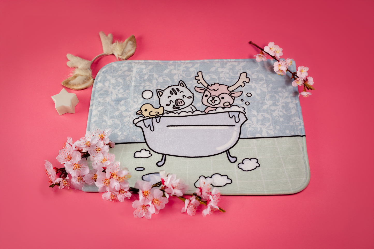 Shikataro & Inocchi's bath mat (US market)