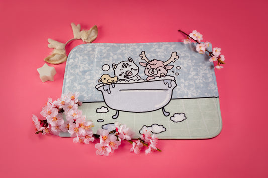 Shikataro & Inocchi's bath mat (US market)